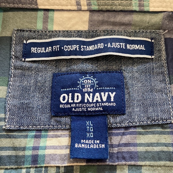 Men’s Old Navy Cotton Shirt Size XL - Picture 5 of 9